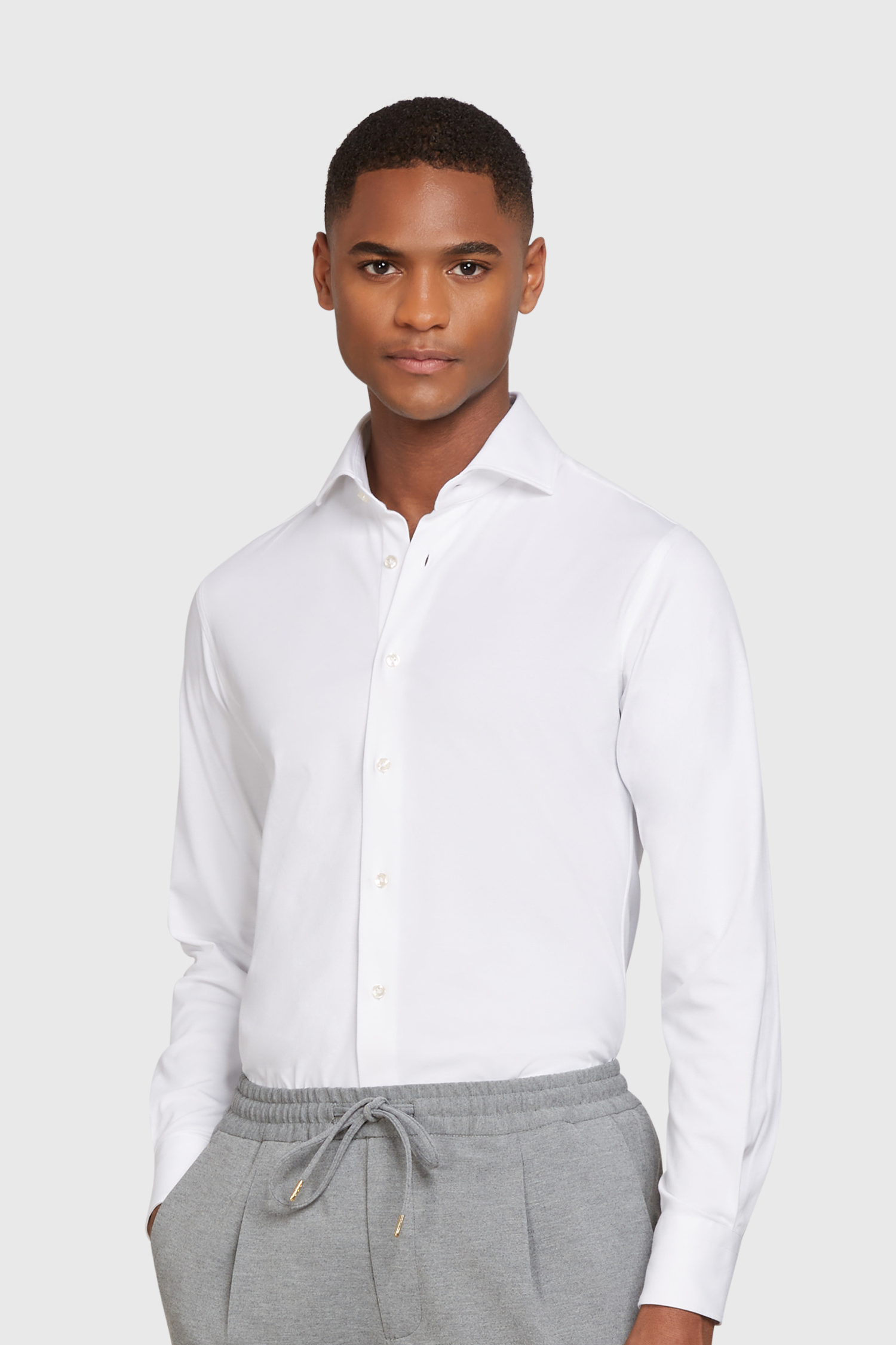 wit overhemd heren sale