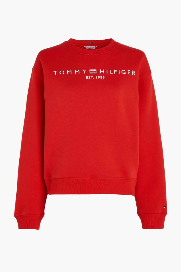 tommy hilfiger trui rood dames