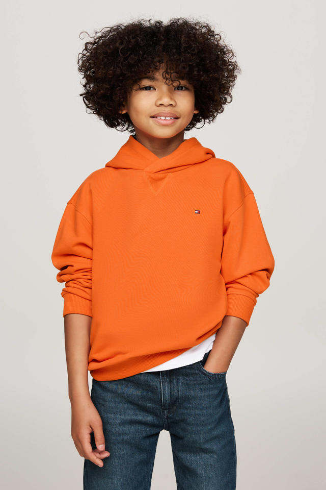 oranje tommy hilfiger trui